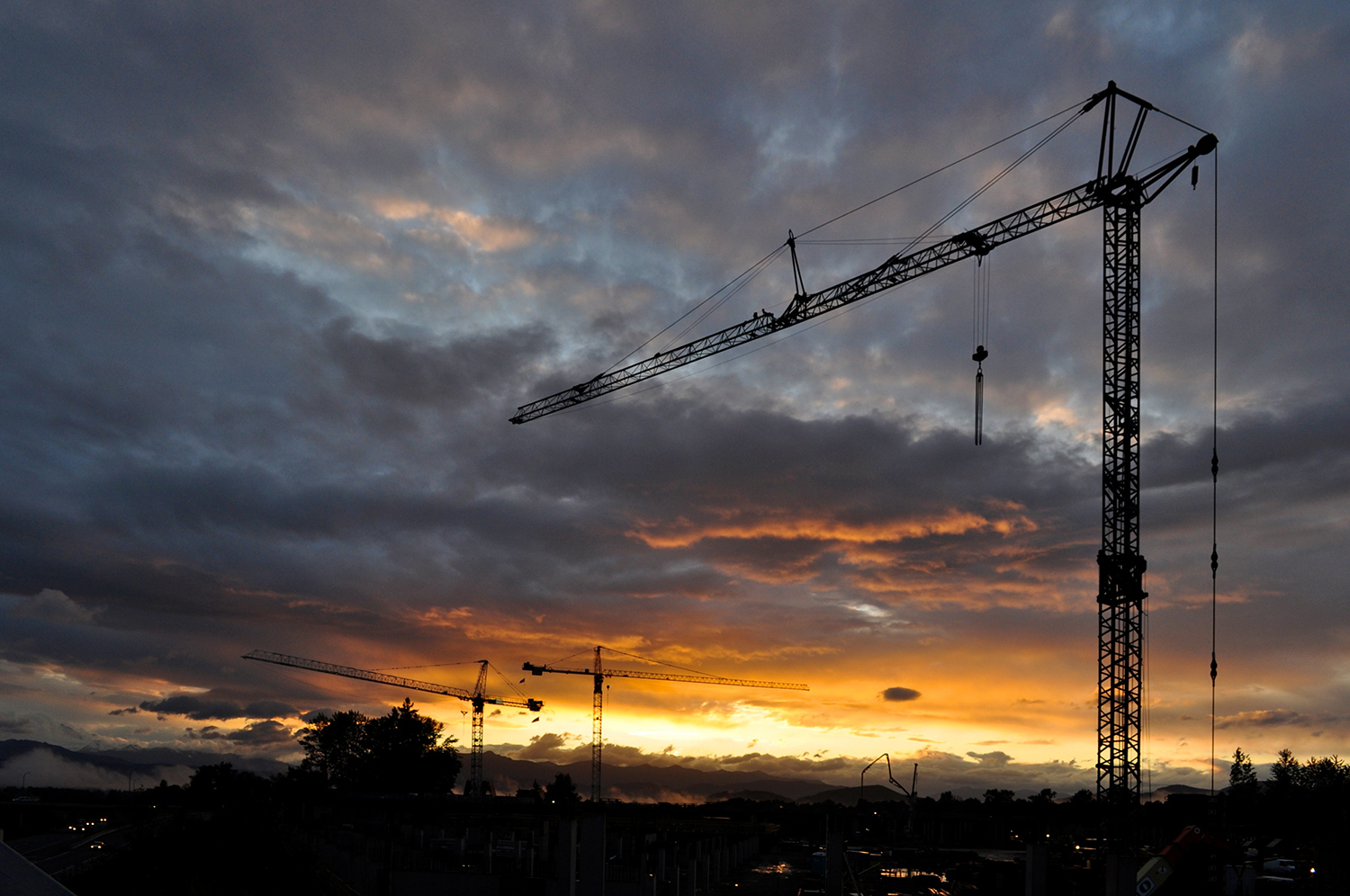 Towercrane, sky